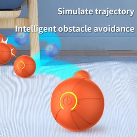 Interactive Traction Toy Smart Interactive Ball Toys for Dog, Moving Bouncing Ball Pet Toy, Rolling Dog Toys for Biting, Exercise, Training