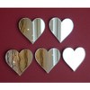 Super Cool Creations Heart Mirrors - Pack of Ten x