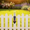 AQKILO Rain Gauge Outdoor with Bracket, 7 Inch Easy-Read Removable
