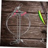 BESPORTBLE 5sets Fishing Wire Leader Rigs Hook Prevents Group Entanglement