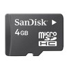 Sandisk 4GB MicroSDHC Memory Card with SD Adapter