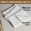 Native Fab Set of 12 Cotton Cloth Napkins, 18 x