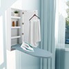 3 Tier Shelf Wall-Mounted Ironing Board Foldable Clothes Ironing Table