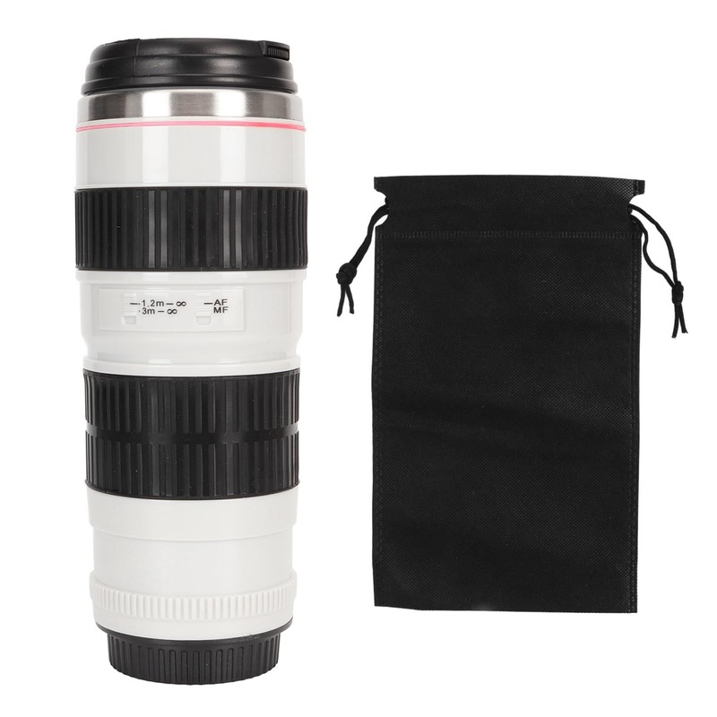 Coffee Cup Camera Lens Coffee Cups Cup with Lid Stainless