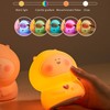USB Fat Peach Night Tap Lamp with Timing Function Intelligent