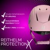 PFIFF ProtectionX Unisex Youth Riding Helmet, Pink, XS