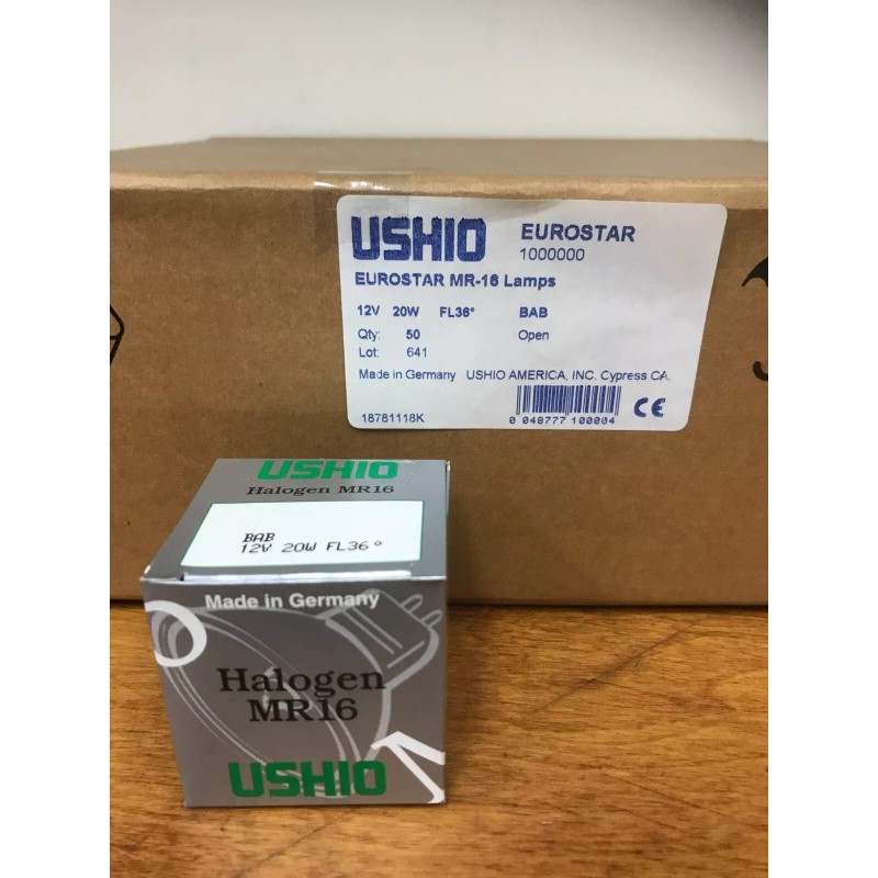 Ushio MR16 LAMP BAB 12V 20W FL