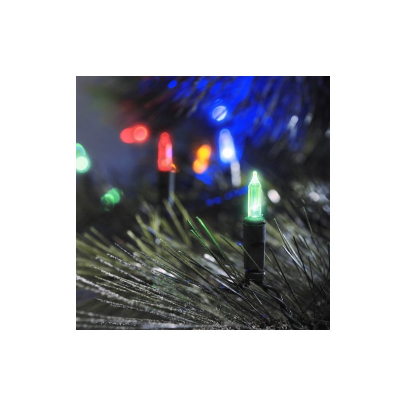 Konstsmide Traditional Static Fairy Lights/Outdoor or Indoor (IP44)/120 Multi Coloured