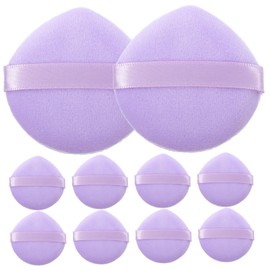 OATIPHO 10Pcs Small Makeup Soft Powder Puff for Face Powder Versatile Makeup Applicator for Foundation Concealer and Isolation for Women and Beginners