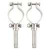 Stainless Steel Clamp On Rowing Lock, 1 Pair Rowing Lock