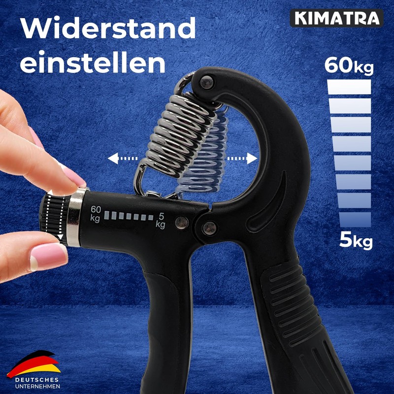 KIMATRA 2-Piece Grip Strength Trainer Pack from 5 kg to