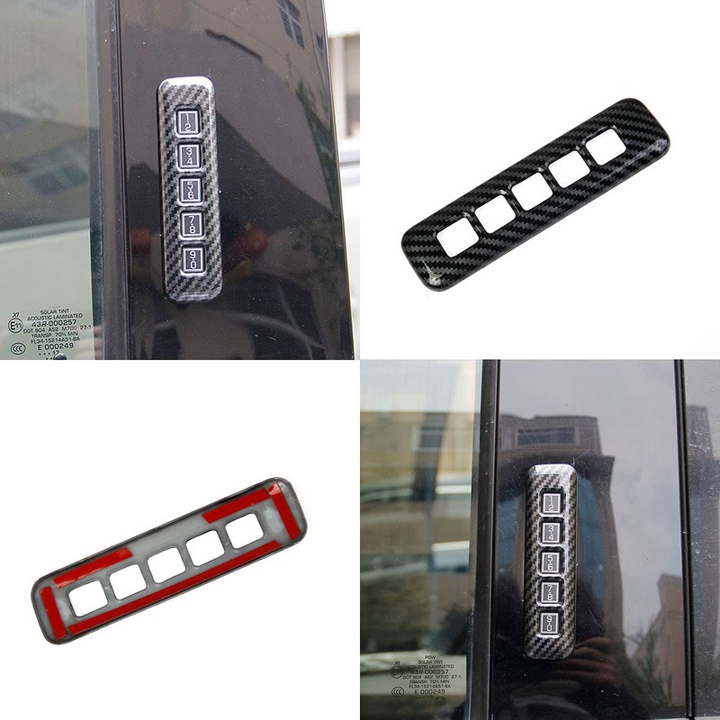 Korlot Carbon Fiber Truck Door Pillar Post Keypad Password Code