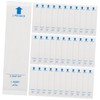 SAFIGLE 100pcs Disposable Thermometer Cover Safe Pe Material for Accurate