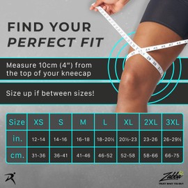 Rymora Knee Support Brace for Woman and Man- Knee Compression Sleeves, Comfortable and Secure Sleeve Supports for Weight Lifting, Running, Sports, Weak Joints, Fitness (M, A Pair, Slate Grey)