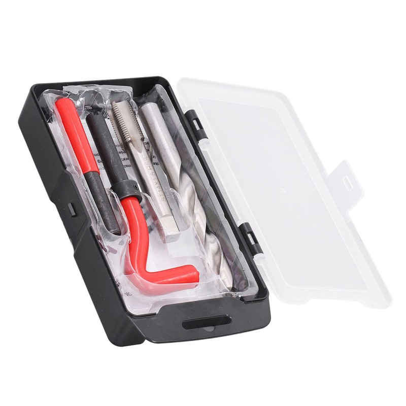 15Pcs/Set Thread Repair Kit Insert Compatible Hand Tool for Auto