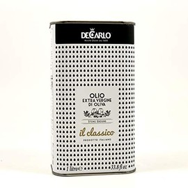 DeCarlo Classico | Extra Virgin Olive Oil | 1 Liter Tin | from Puglia, Italy