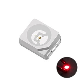 KQO 100 Pieces of PLCC-2 Surface Mount LEDs, 3528 Size SMD SMT LED - Red, 100pcs