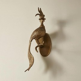 maytopia Animal Heads Wall Decor, Deer Head Wall Mount, Resin Animal Sculptures Head Wall Hanging Decoration for Family Living Room Bedroom Bathroom Kitchen Gift (Bird)