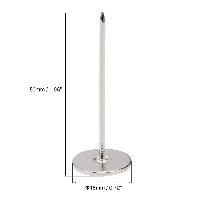 sourcing map Long Upholstery Nails Tacks 18mmx50mm Flat Head Furniture