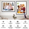 17" Digital Photo Frame Large-Digital-Picture-Frame - 32GB Touchscreen Display, Auto-Rotate,