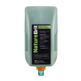 NatureGrit – Heavy Duty Industrial Hand Soap Cleaner Refill – Walnut Shell Conditioners for Skin Protection for Auto Mechanics, Manufacturing, and Anyone with Working Hands - 3-liter (Single Refill)