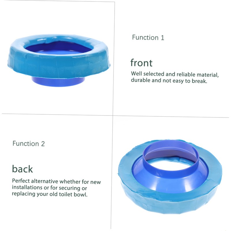 IWOWHERO Toilet Bowl Gasket Seal Thickened Toilet Sealing for Leak