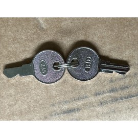 BD QTY. 2 BD 235 Cash Drawer Key Pair fits HP, Sam4s, NCR, Touch Dynamic Wasp & CRS
