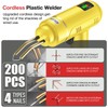 200W Cordless USB Rechargeable Plastic Welder,Plastic Welding Kit with 400PCS