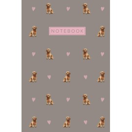Cockapoo Notebook: Cute Aesthetic Lined Journal for Cockapoo Dog Lovers | Grey Hardcover