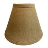 Rustic Burlap Clip-On Lamp Shade - 9"