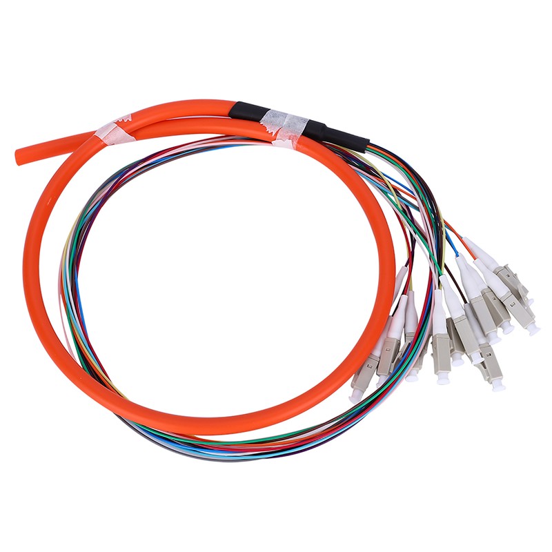 Fiber Pigtail Cable Multimode 12-Cores LC/UPC-62.5/125 with PVC Outer Shell
