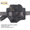 Gentlestache Multitool Leather Sheath Organizer with Pen And Flashlight Holder