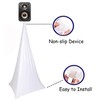 4 Pack Speaker Stand Cover Tripod Scrim, DJ Speaker Stand