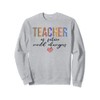 Teacher Of future world changers Leopard boho style Sweatshirt