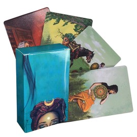 1 Tarot Deck for Beginners, Light Seer Tarot, 78 Card Tarot Deck, Tarot Deck with Instructions, Traditional Tarot Table Reading, Suitable for Party Games