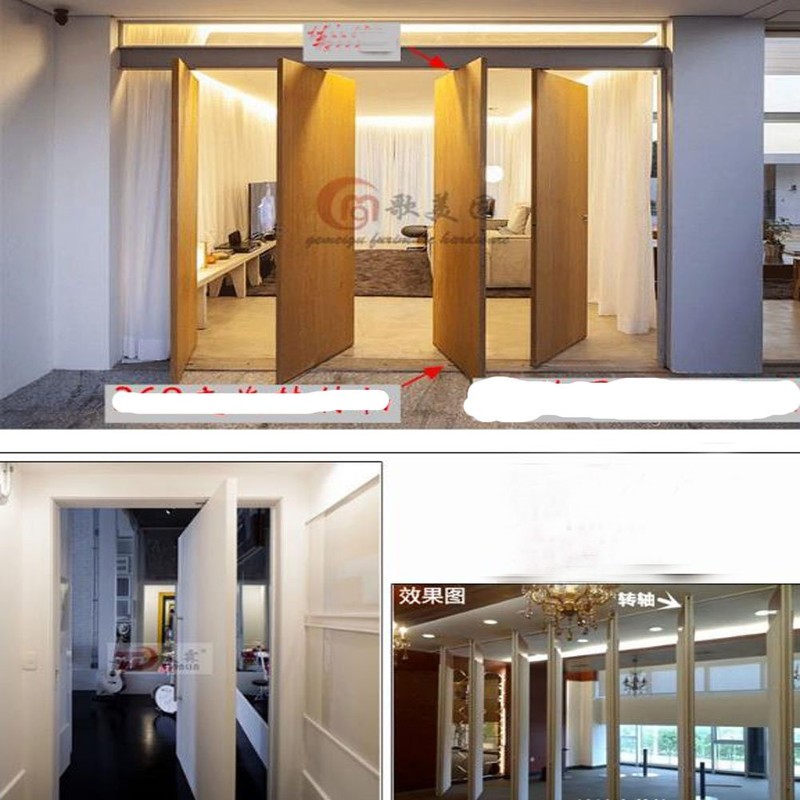 360 Degree Stainless Steel Concealing Hinges,2pcs Eccentric Shaft Hinge Pivot