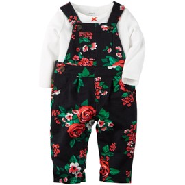 Carter's Baby Girls' 2 Piece Jumper Set (Baby) - Black, Black, 6 Months