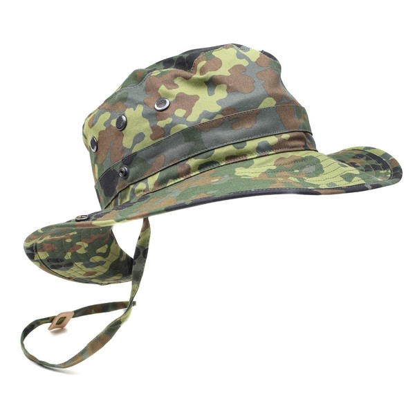 Original German Army Boonie Hat Flecktarn & Desert Camouflage Camping
