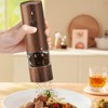 SOONHUA Electric Salt and Pepper Grinder Set, Rechargeable Salt and