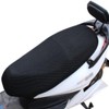 Air Hole Small Mesh Motorcycle Saddle Cover (XL) (Black) / 에어홀 스몰메쉬 오토바이 안장 시트커버(XL) (블랙)