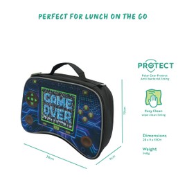 Polar Gear Gamer Console Lunch Bag, Polyester, Black