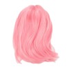 Unbranded Short Pink Bob Wig Headgear Fluffy Short Straight Bob