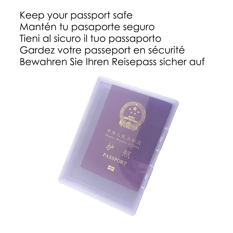 Heromask [Passport Armour] Rigid Passport Cover: Pack of 3 Waterproof