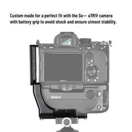 Custom L-Bracket for a7riv a9ii with Battery Grip VG-C4EM Arca RRS Compatible， 2538