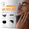 Mens Beard & Mustache Dye Shampoo, Instant 100% Grey Hair