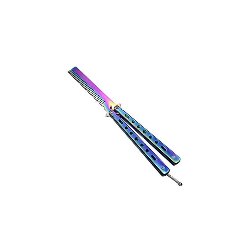 Cosswe Foldable Pocket Comb Spring Hair Styling Accessories for Hairdressing