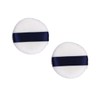 FOMIYES 2pcs Soft Round Powder Puff Cosmetics Tool Dual Sided