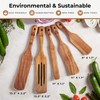 Wooden Spurtle Set, Teak Spurtles Kitchen Tools – Wooden Spatula