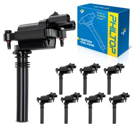 PHILTOP UF378 Ignition Coil 8 Packs Fit for 2003-2005 Ram 1500 5.7L,2003-2005 Ram 2500 5.7L,2004-2005 Durango 5.7L,2005 300 5.7L,2005 Grand Cherokee 5.7L,2005 Magnum 5.7L,2003-2005 Ram 3500 5.7L