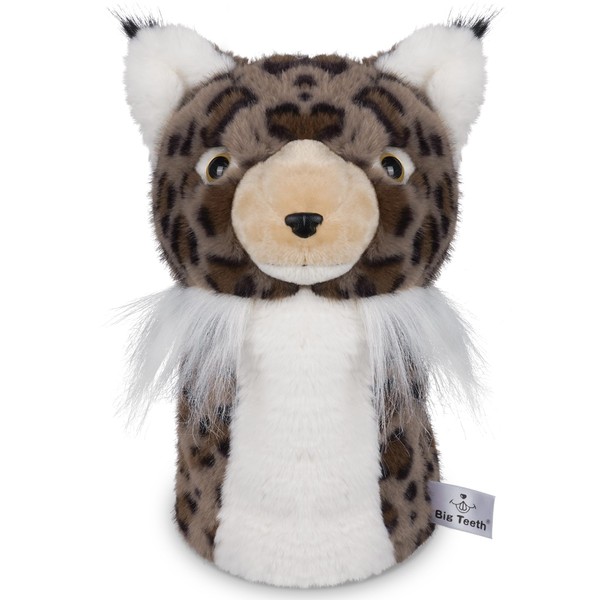 Big Teeth Golf Driver Headcover Animal, Bobcat Animal Golf Club